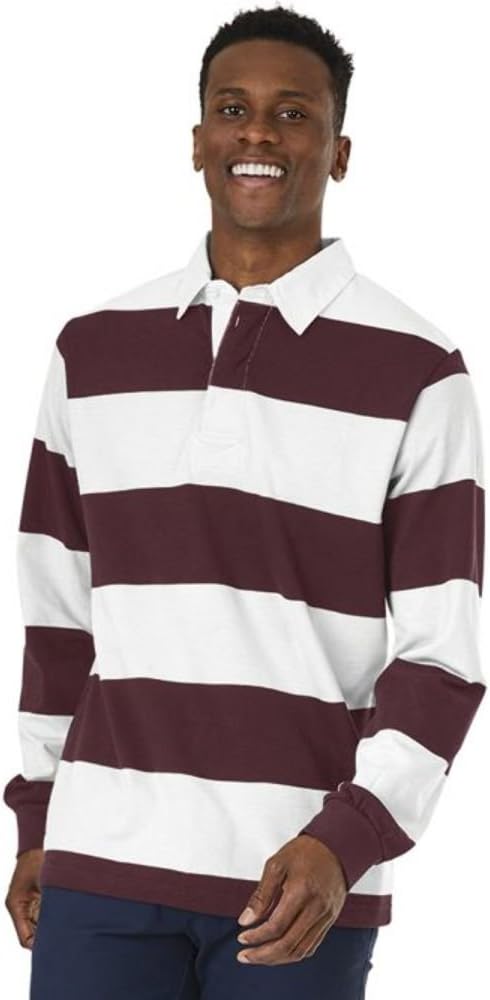 【か】【roku】RUGBY SHIRT KNIT 6（ロク）の「＜6(ROKU)＞SHEER JAQUARED RUGBY SHIRT KNIT